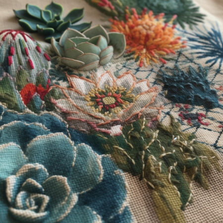 Cacti Woven Tapestry Projects