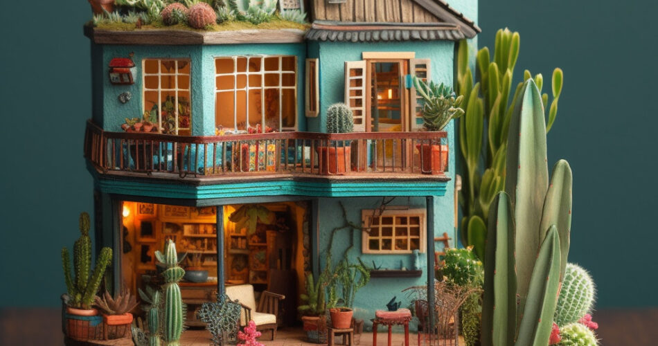 Cactus-inspired Dollhouses