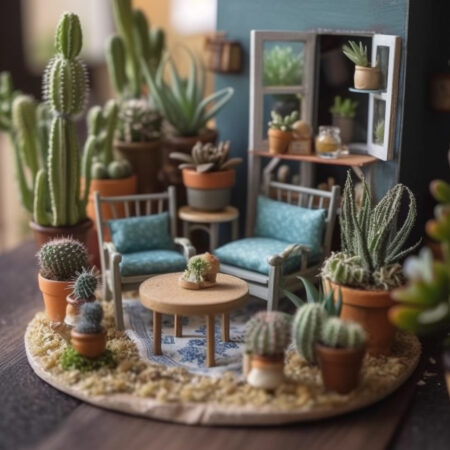 Cactus-inspired Dollhouses Inside