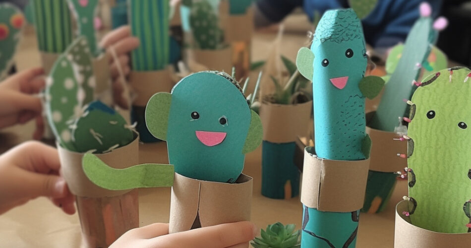 Creating Cactus Puppets