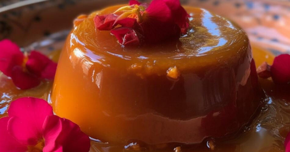 Diving into the Amber Euphoria- A Detailed Exploration of Prickly Pear Caramel Pudding