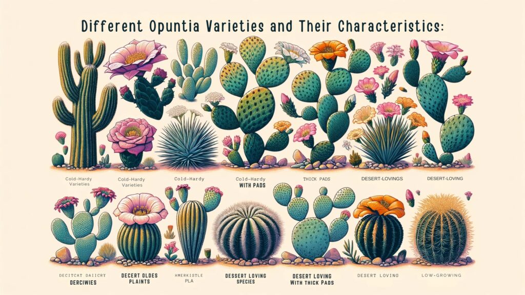 Opuntia Varieties and Their Characteristics