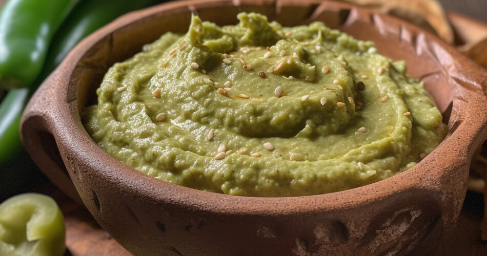 Spicy Nopales Hummus- A Cactus Culinary Delight