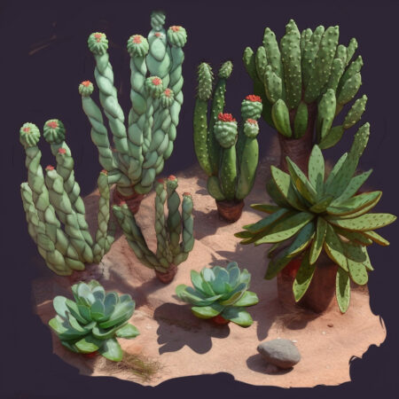 Tephrocactus Cacti