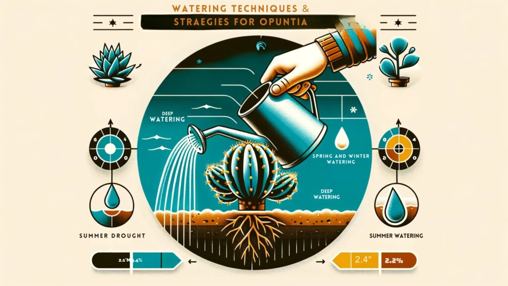 Watering Techniques and Strategies for Opuntia