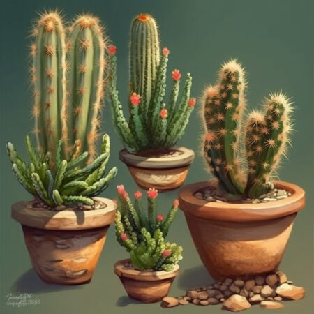 Weberbauerocereus cacti