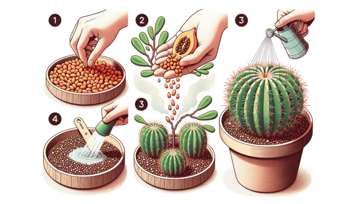 Seed Cultivation Process of Mammillaria Cristata